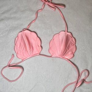 Pink Shell Swim Top bikini top - size S